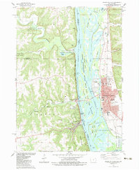 Prairie Du Chien topographic map thumbnail