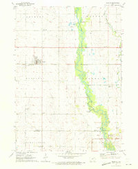 Readlyn 1971 topographic map thumbnail