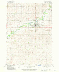 Rock Valley 1968 topographic map thumbnail
