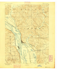 Savanna 1892 topographic map thumbnail