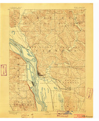 Savanna 1892 topographic map thumbnail