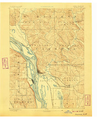 Savanna 1892 topographic map thumbnail