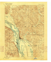 Savanna 1892 topographic map thumbnail