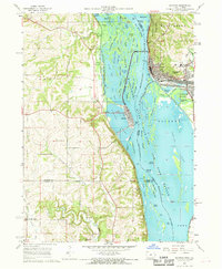 Savanna 1967 topographic map thumbnail
