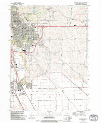 Sergeant Bluff 1993 topographic map thumbnail