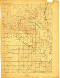 Shellsburg 1899 topographic map thumbnail