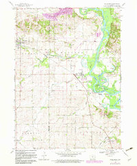 Shellsburg 1968 topographic map thumbnail