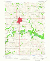 Sigourney 1965 topographic map thumbnail