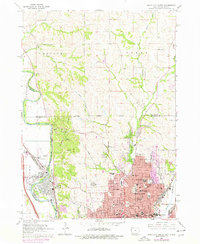 Sioux City North 1963 topographic map thumbnail