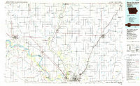 Sioux City North 1986 topographic map thumbnail