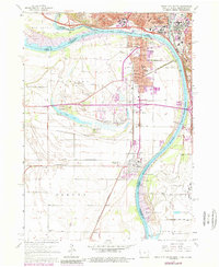 Sioux City South 1963 topographic map thumbnail