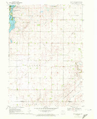 Spirit Lake SE 1970 topographic map thumbnail