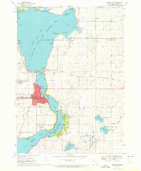 Spirit Lake 1970 topographic map thumbnail