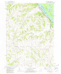 Springbrook 1980 topographic map thumbnail