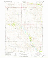 State Center NW 1975 topographic map thumbnail