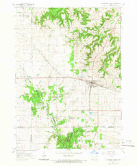 Strawberry Point 1965 topographic map thumbnail
