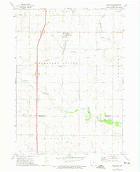Swaledale 1972 topographic map thumbnail