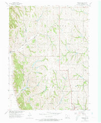 Tabor SW 1957 topographic map thumbnail