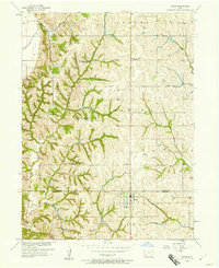 Tabor 1957 topographic map thumbnail
