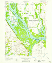 Toolesboro 1953 topographic map thumbnail