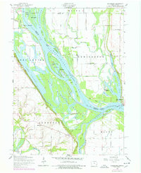 Toolesboro 1953 topographic map thumbnail
