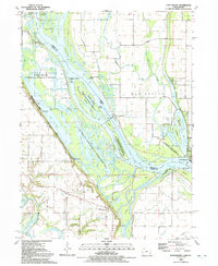 Toolesboro 1992 topographic map thumbnail