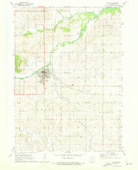 Traer 1971 topographic map preview