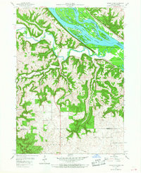 Turkey River 1957 topographic map thumbnail