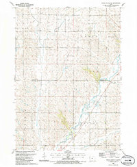 Union Center SE 1985 topographic map thumbnail