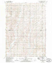Union Center SW 1985 topographic map thumbnail