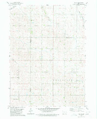 Vail NE 1980 topographic map thumbnail