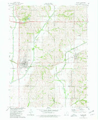 Villisca 1980 topographic map thumbnail