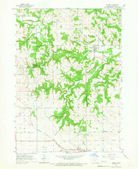 Wadena 1965 topographic map thumbnail