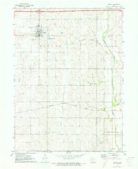 Walnut 1971 topographic map preview