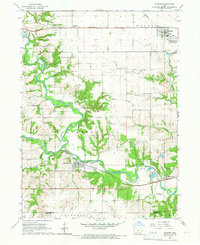 Waukee 1965 topographic map preview