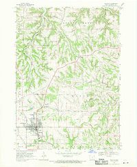 Waukon 1968 topographic map thumbnail