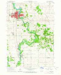 Waverly 1963 topographic map preview