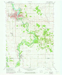 Waverly 1963 topographic map thumbnail