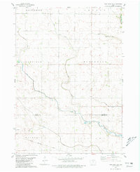 West Bend NE 1980 topographic map thumbnail