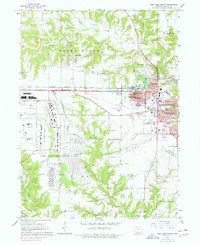 West Burlington 1964 topographic map thumbnail