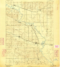 Wheatland 1892 topographic map thumbnail
