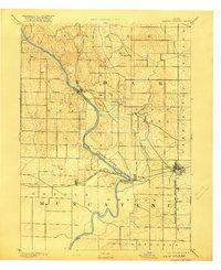 Wilton Junction 1891 topographic map thumbnail