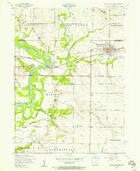 Wilton Junction 1953 topographic map thumbnail