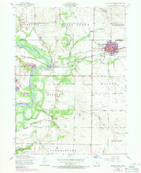 Wilton Junction 1953 topographic map thumbnail