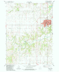 Winterset 1983 topographic map preview