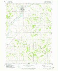 Woodbine 1978 topographic map thumbnail