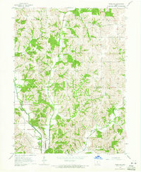 Woodland 1964 topographic map thumbnail