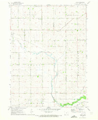 Zaneta 1971 topographic map thumbnail