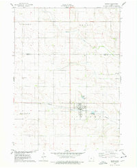 Zearing 1975 topographic map thumbnail