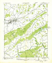 Abingdon 1935 topographic map thumbnail